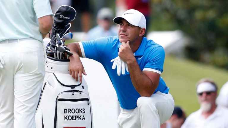 brooks koepka tee time today